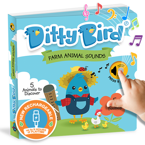 Ditty Bird Farm Animals Talking Book