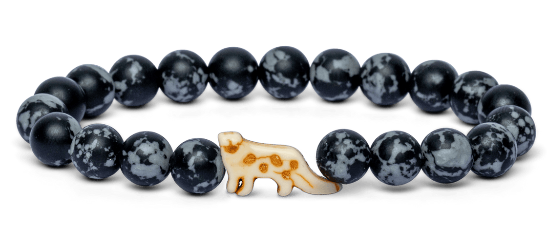 Fahlo Bracelet Snow Leopard Papillae Stone