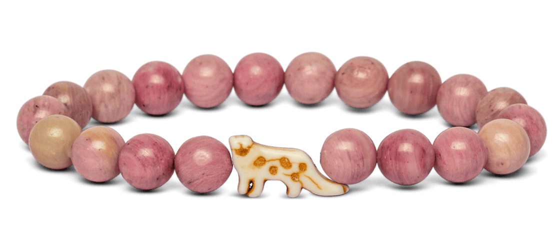 Fahlo Bracelet Snow Leopard Wildflower Pink