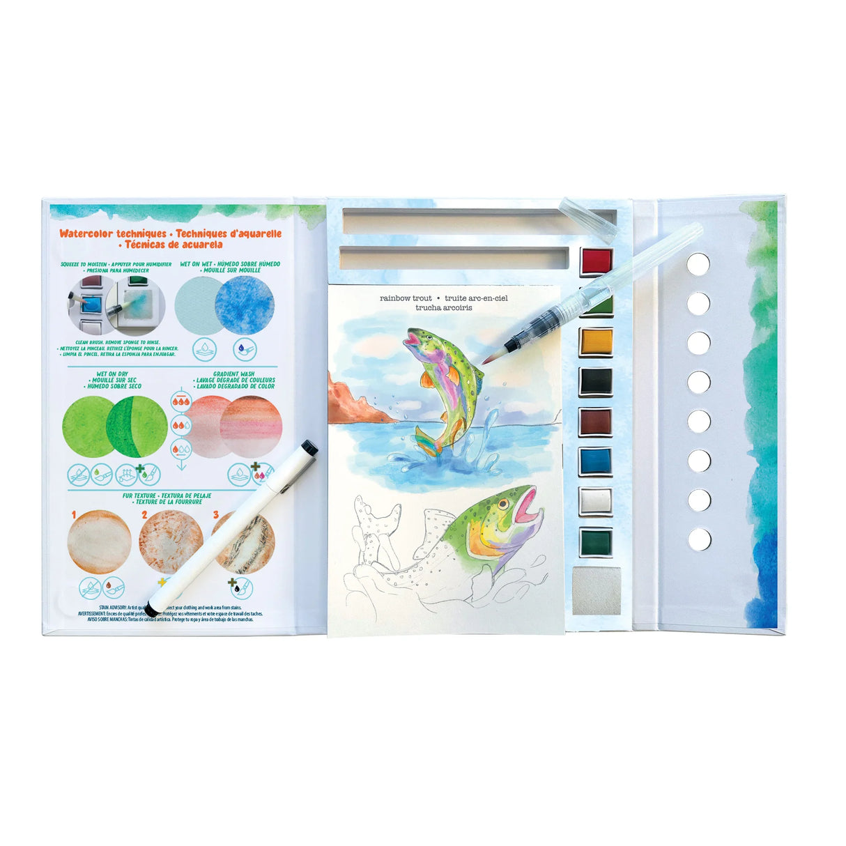 Watercolor Journal - Woodland Wildlife