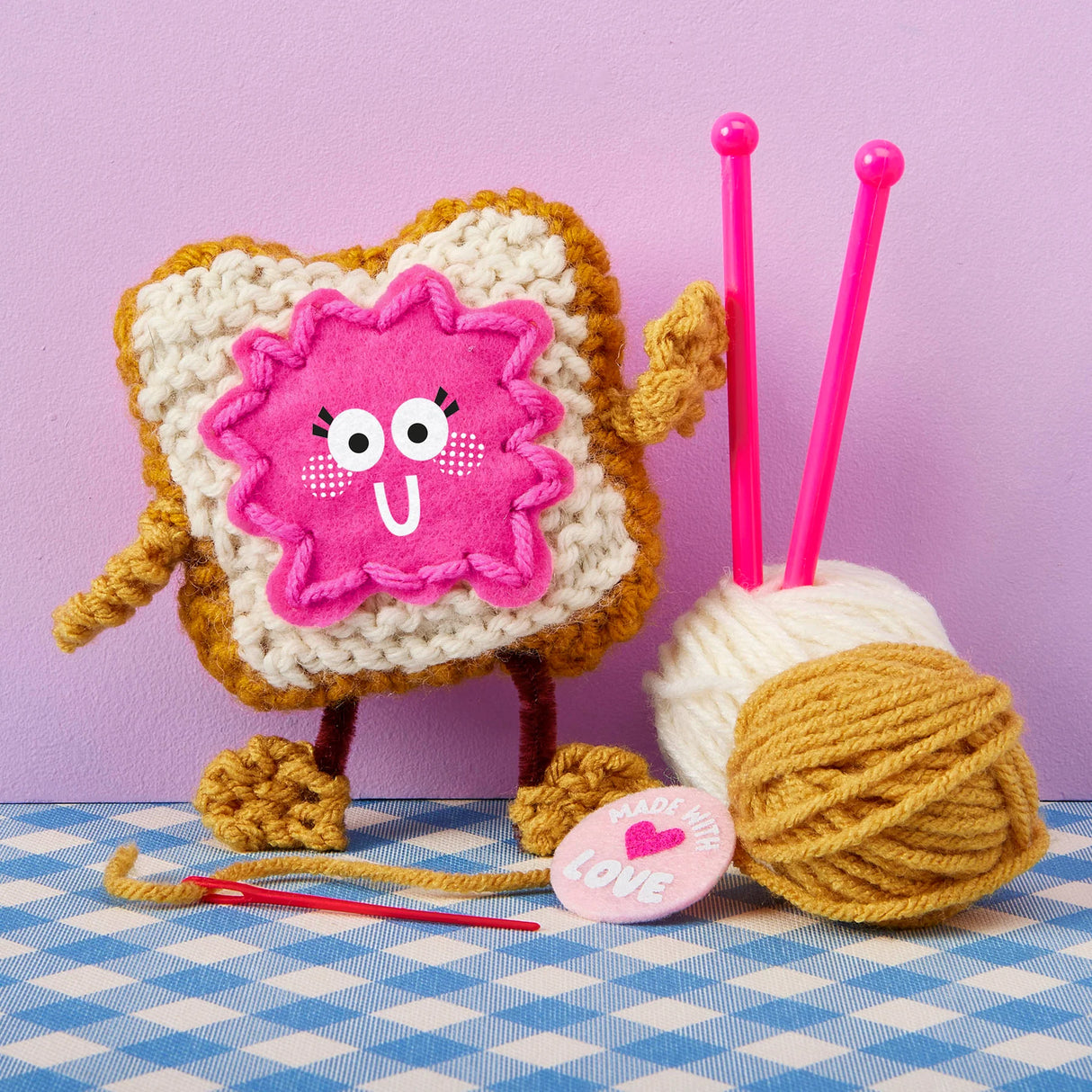 Snack Knit Kit - Toast-N-Jammie