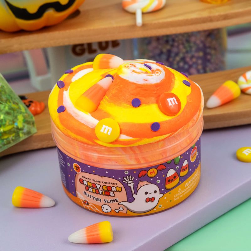 Candy Corn Frosting Butter Slime Kawaii Slime
