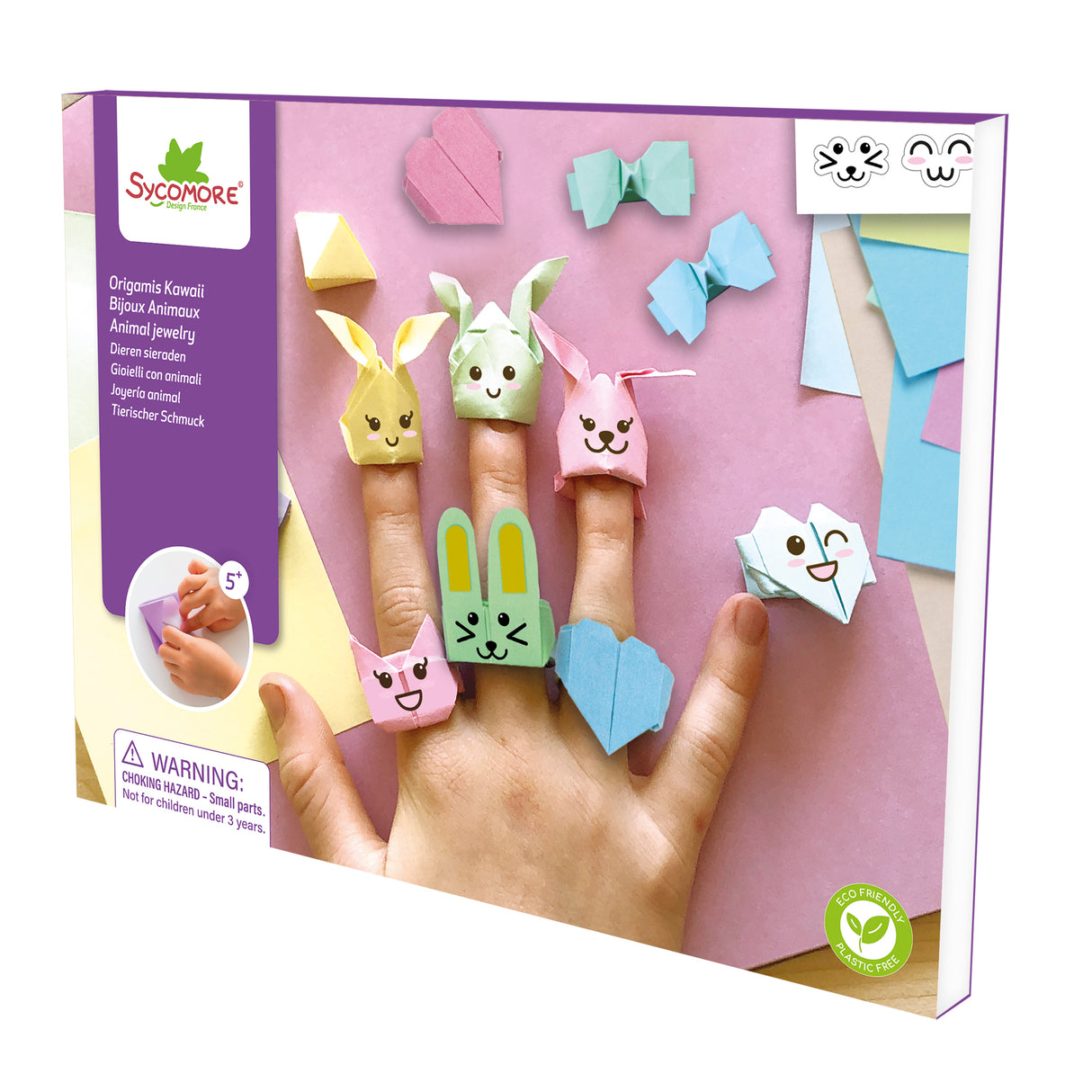 Sycomore Kawaii Origami Animal Jewelry