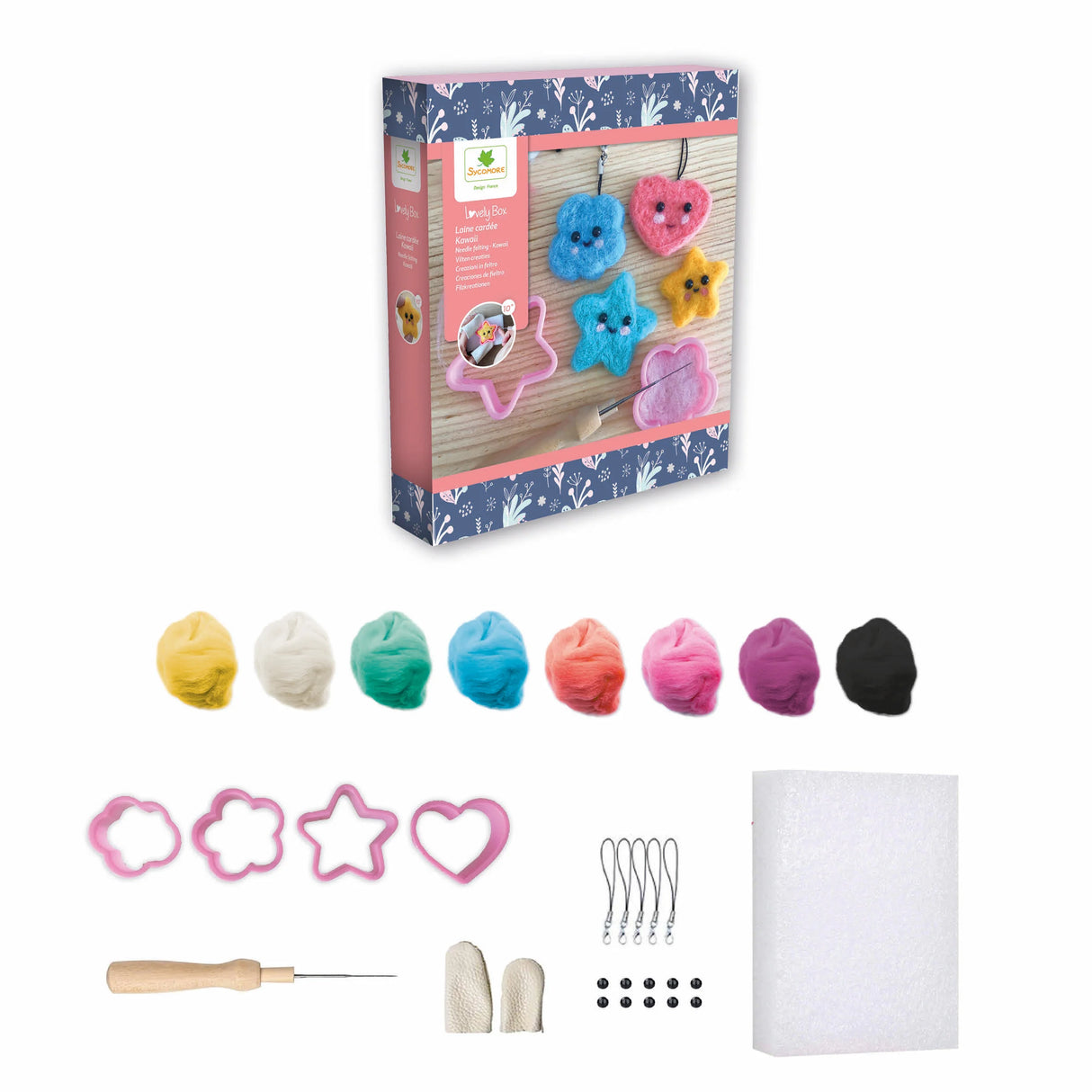 Sycomore Lovely Box Kawaii Needle Felting