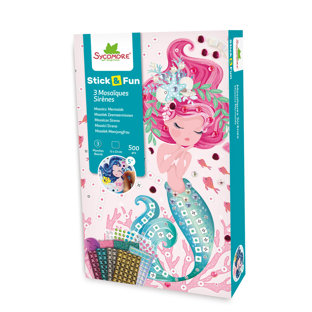 Stick'N Fun - XS Mosaics Mermaid