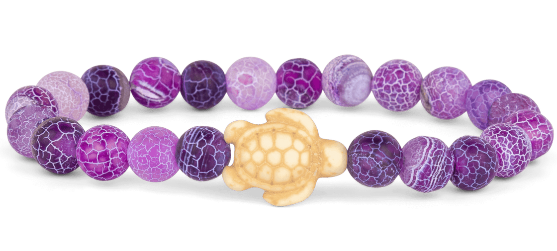 Fahlo Bracelet Turtle Coral Reef Violet