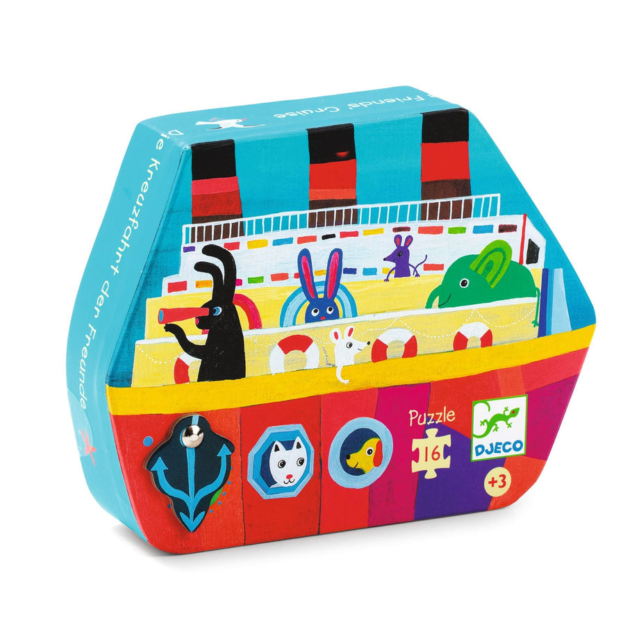 Djeco Cruise Mini 16 Piece Jigsaw Puzzle
