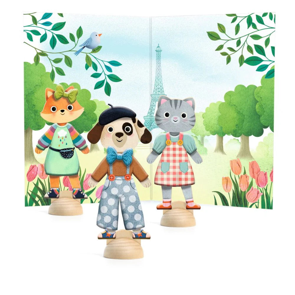 Djeco Bonjour Paris Collage Craft Kit