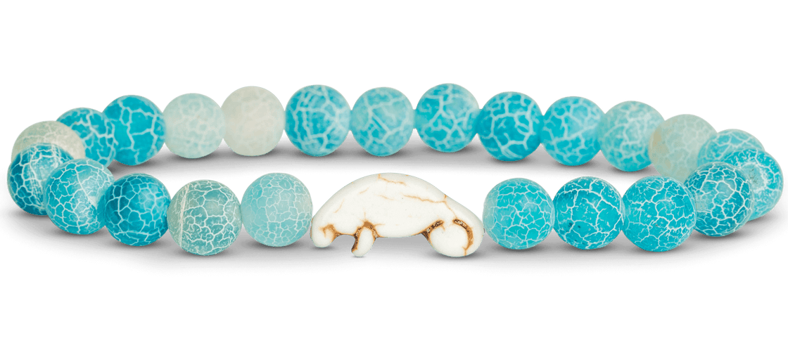 Fahlo Bracelet Manatee Aqua Blue