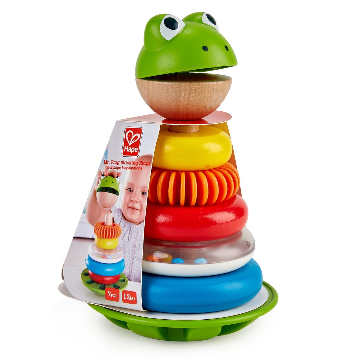 Hape E0457 Mr Frog Stacking Rings