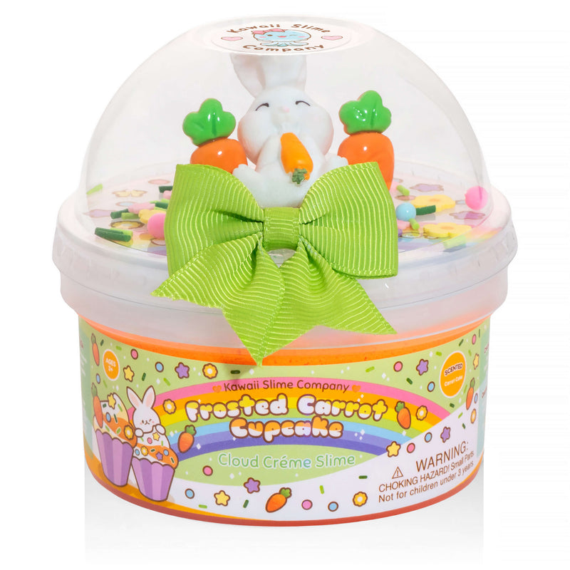 Frosted Carrot Cupcake Cloud Creme Kawaii Slime