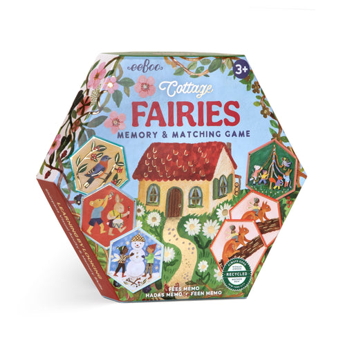 Cottage Fairies Hexagon Memory & Matching Game