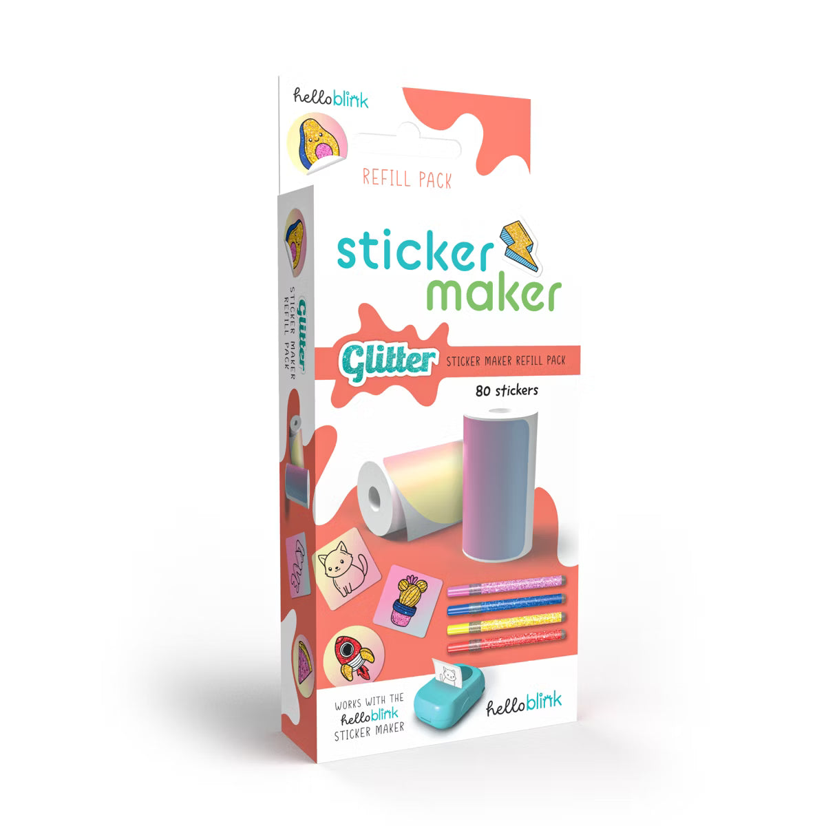 Hello Blink Sticker Maker Glitter Accessory Pack
