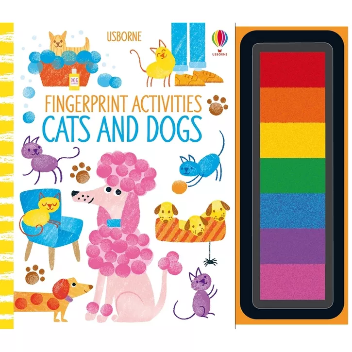 Usborne Fingerprint Activities Cats and Dogs Usborne