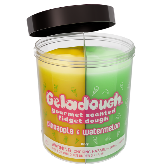 Geladough Gourmet Scented Fidget Dough - Pineapple & Watermelon