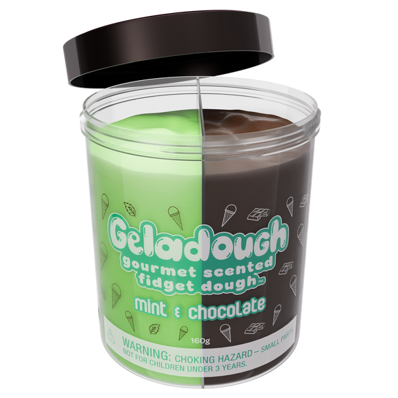 Geladough Gourmet Scented Fidget Dough - Mint & Chocolate