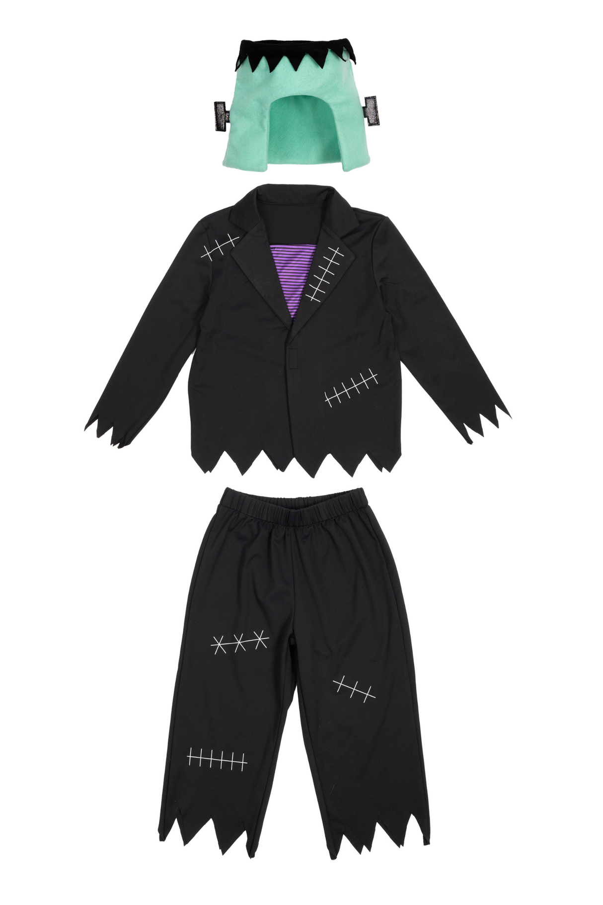 Monster Mash Costume with Top, Pants, & Headpiece, Size 3-4