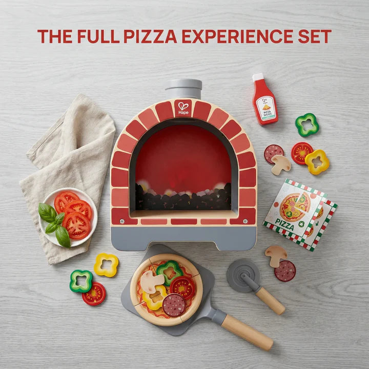 Hape E3236 Light & Sizzle Pizza Oven Set