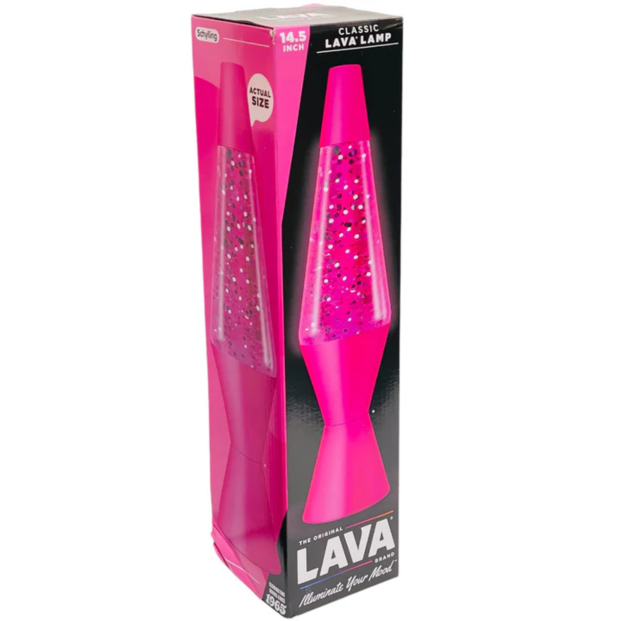 Pink Sparkle Lava Lamp 14.5"