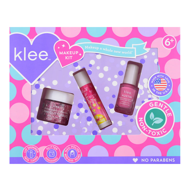 Klee Naturals Pink Sugar Swirls Play Makeup Kit