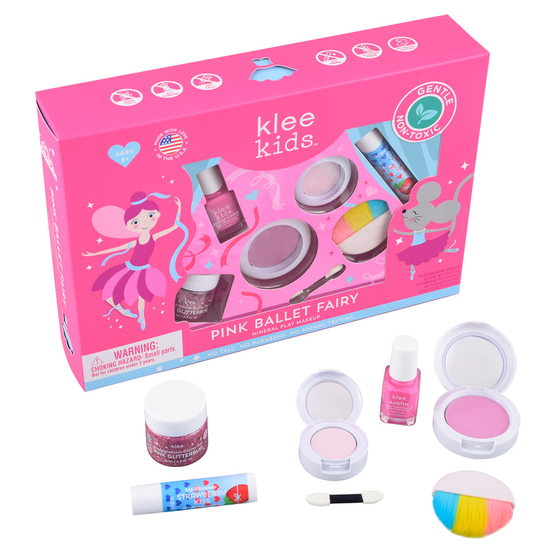 Klee Naturals Pink Ballet Fairy Deluxe Makeup Kit