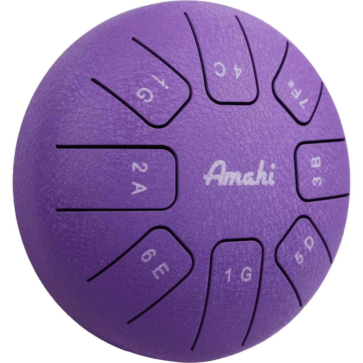 6" Steel Tongue Drum Purple