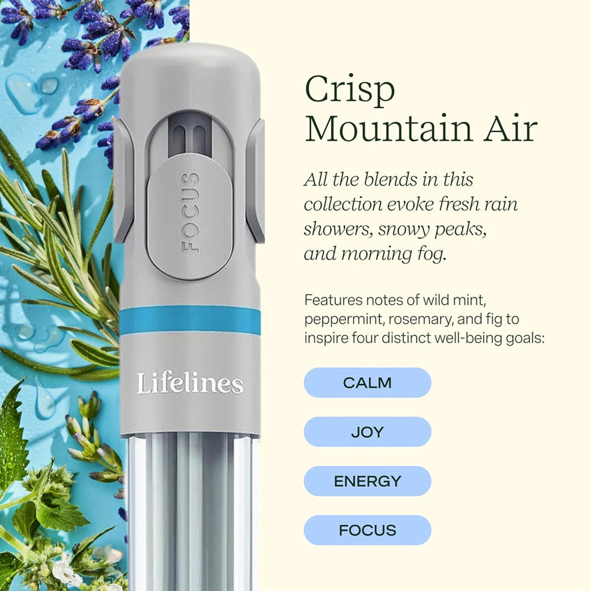 Lifelines Pen Diffuser Crisp Mountain Air