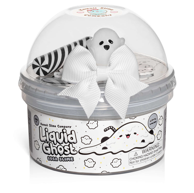 Liquid Ghost Boba Slime Kawaii Slime
