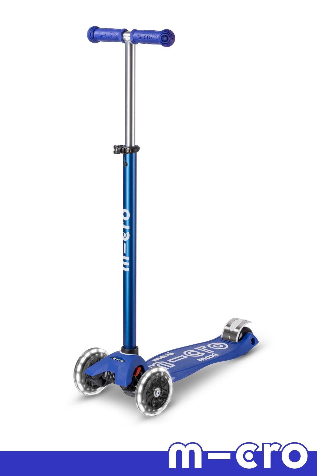 Maxi Deluxe LED Blue/White Scooter
