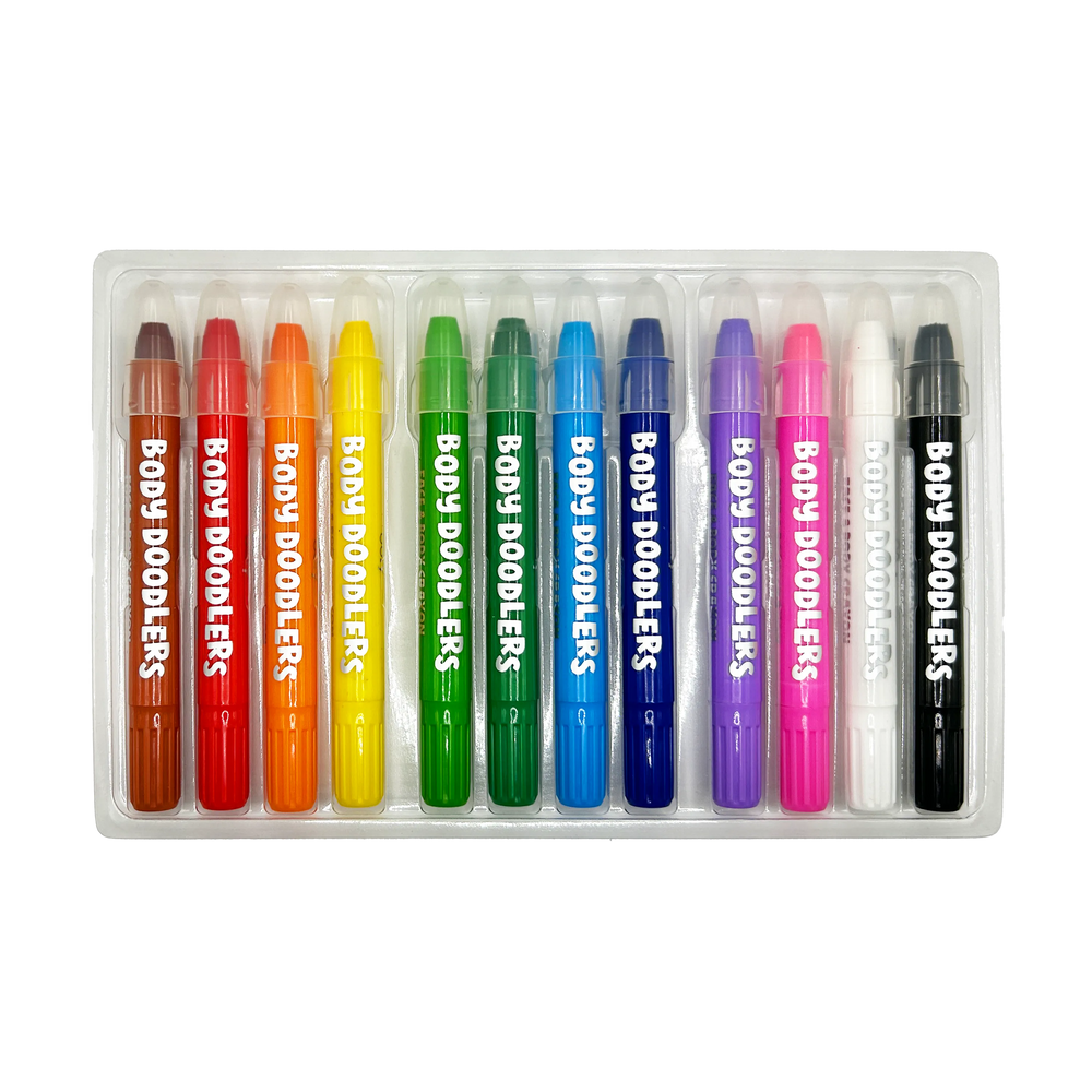Body Doodlers 12 Face & Body Crayons
