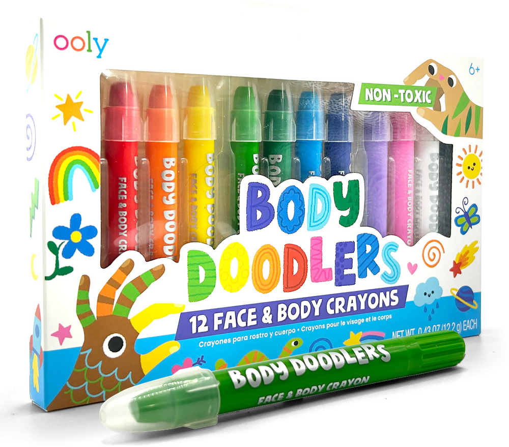 Body Doodlers 12 Face & Body Crayons
