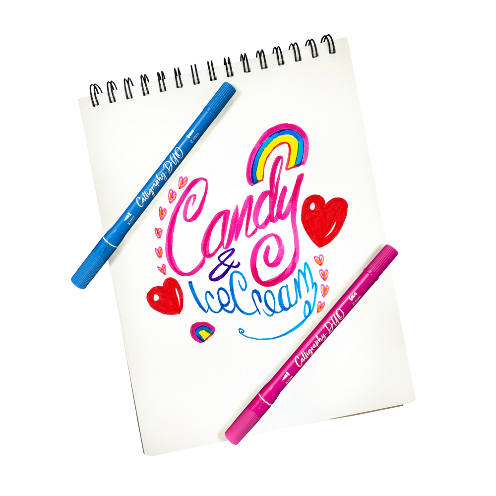 Calligraphy Duo Double-Ended Markers - Set of 12