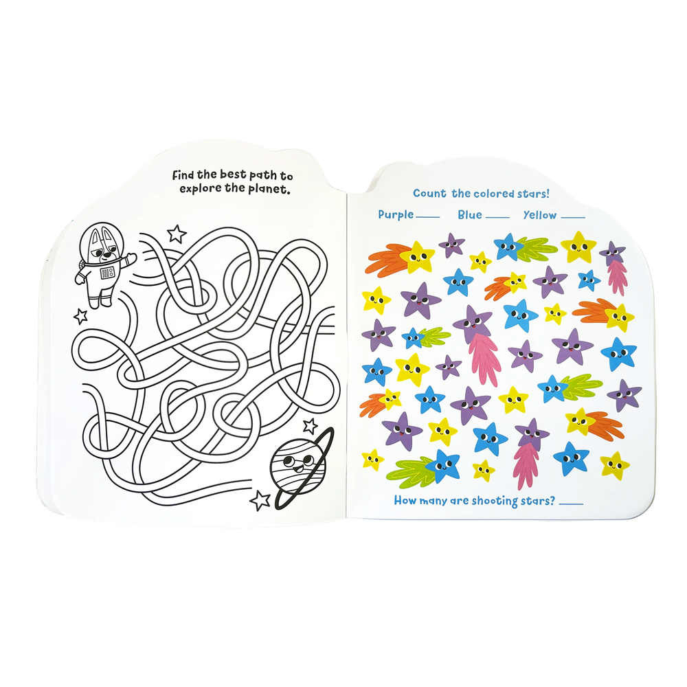 Playful Pages Activity Book Pets in Space