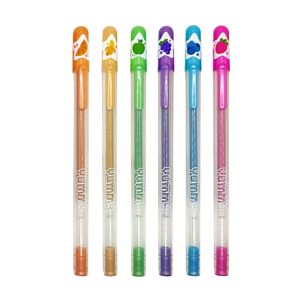 Yummy Yummy 6 Scented Metallic Gel Pens