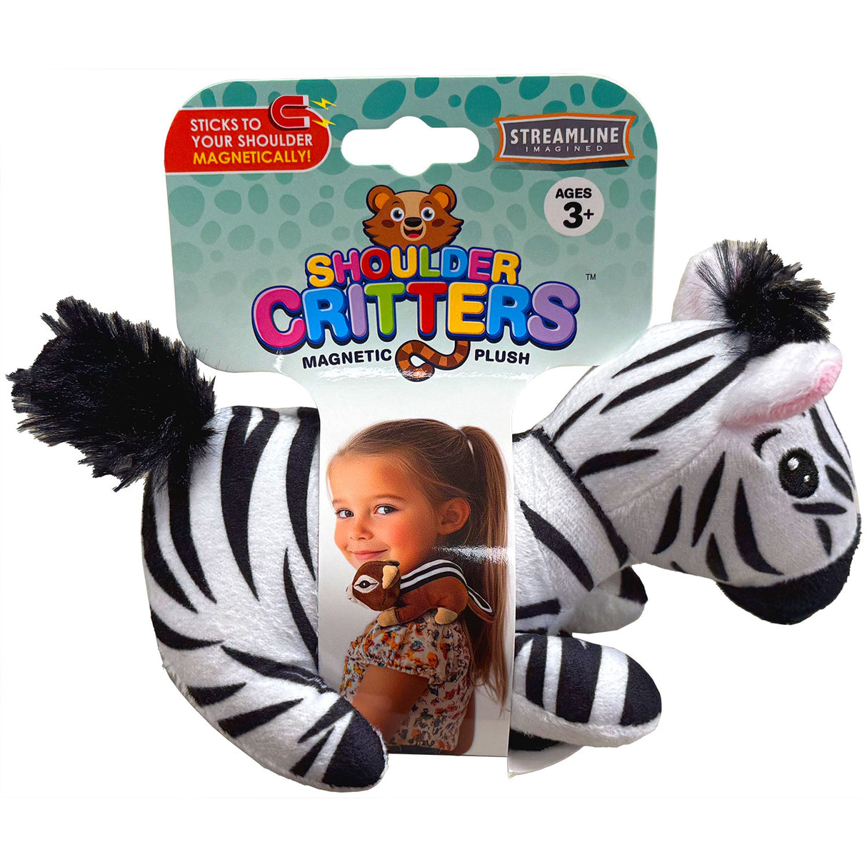 Shoulder Critters Zebra