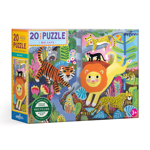 Big Cats 20 Piece Jigsaw Puzzle