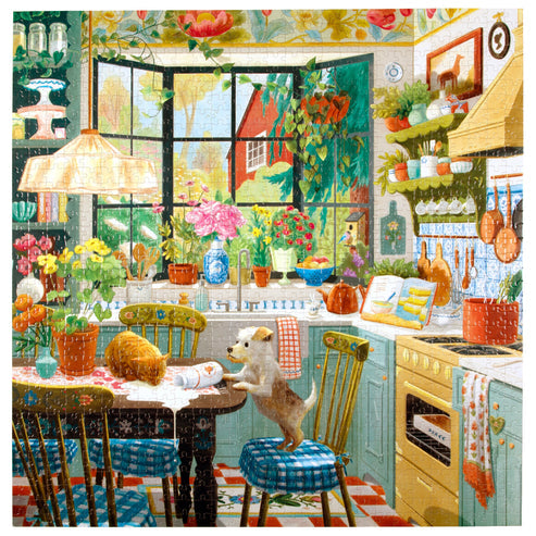 Springtime Kitchen 1000 Piece Puzzle