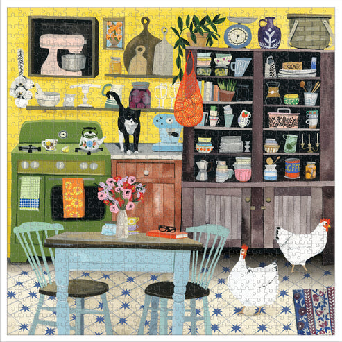 Kitchen Chickens 1000 Piece Jigsaw Puzzle