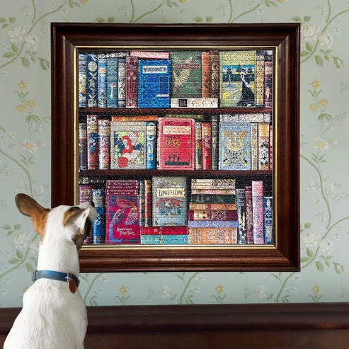Vintage Library 1000 Piece Square Puzzle