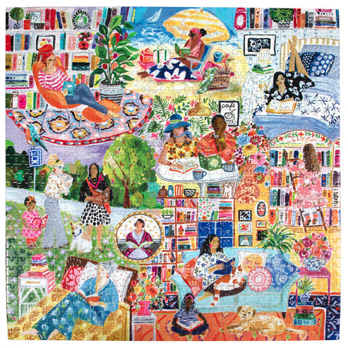 Women Reading 1000 Piece Square Puzzle