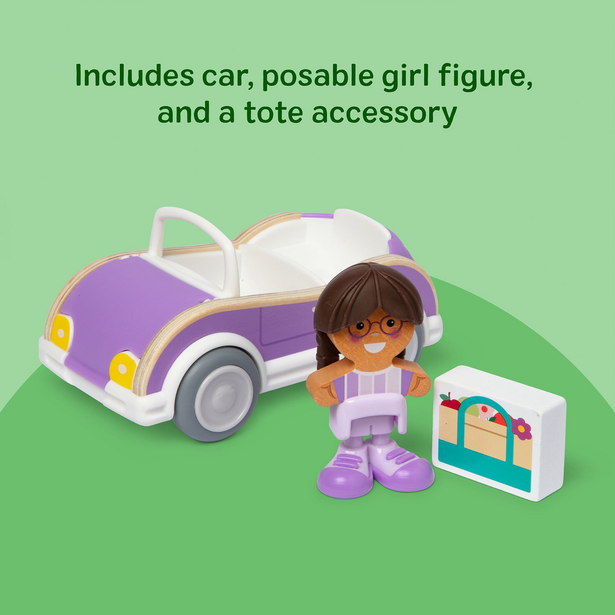 Cheery Lane Car and Play Figure - Girl