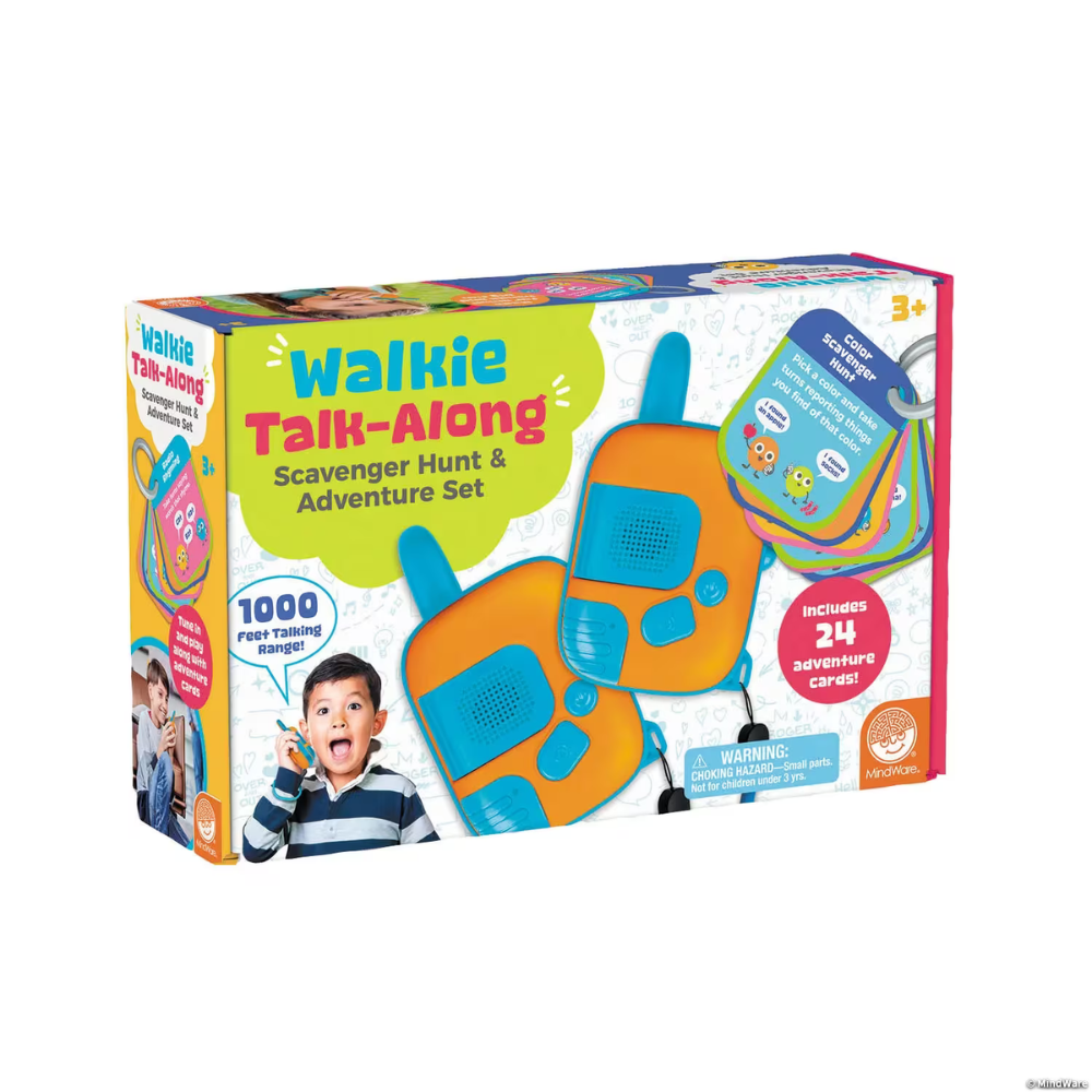 Walkie Talk-Along Scavenger Hunt & Adventure Set