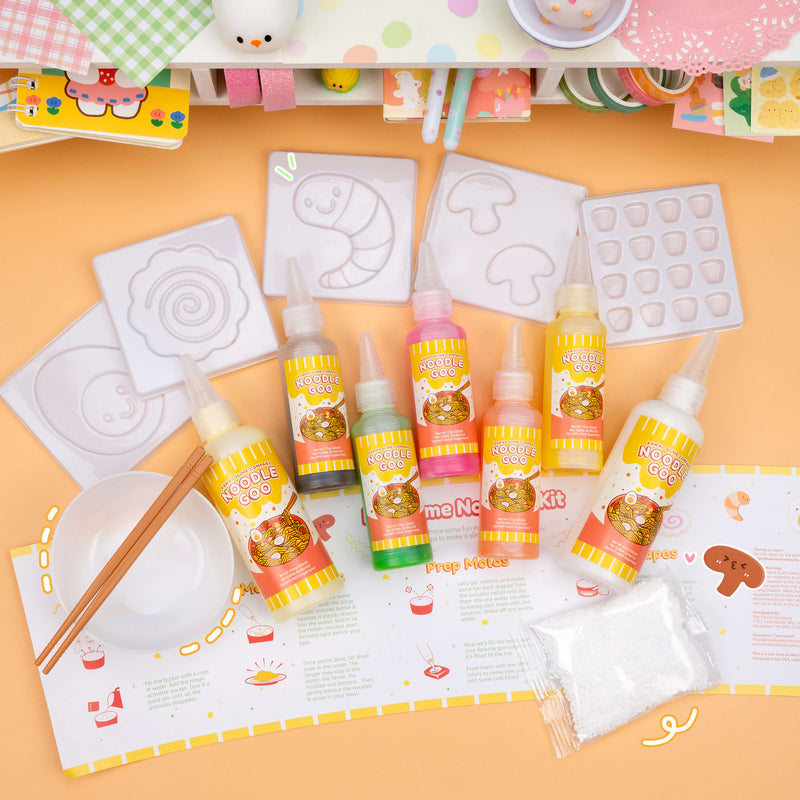 Instant Ramen Noodles Kawaii Slime Science Kit