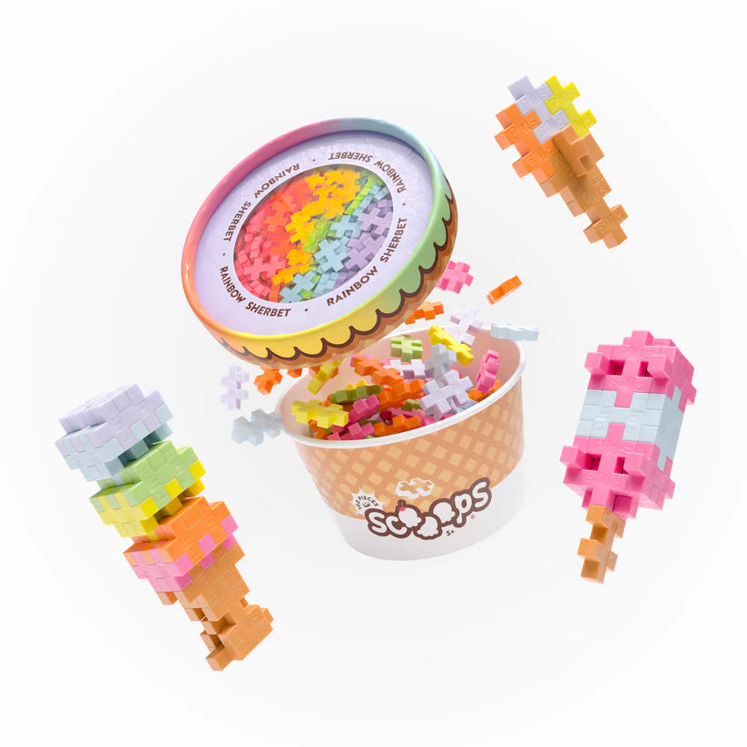 Plus-Plus Scoops Rainbow Sherbert