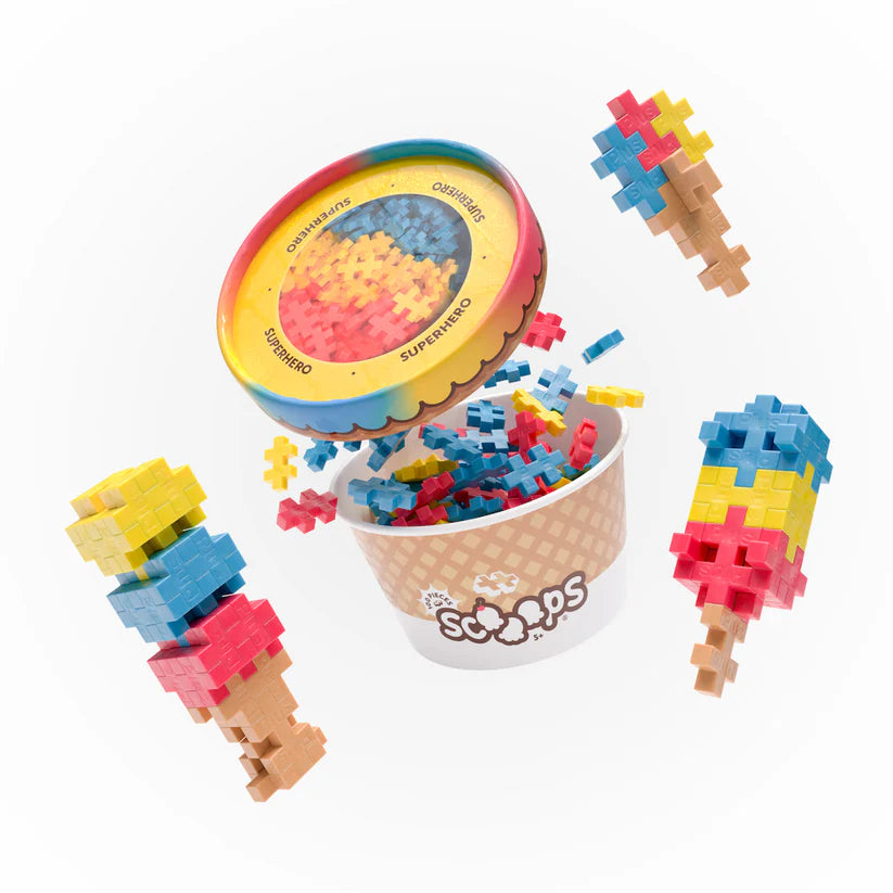 Plus-Plus Scoops Superhero
