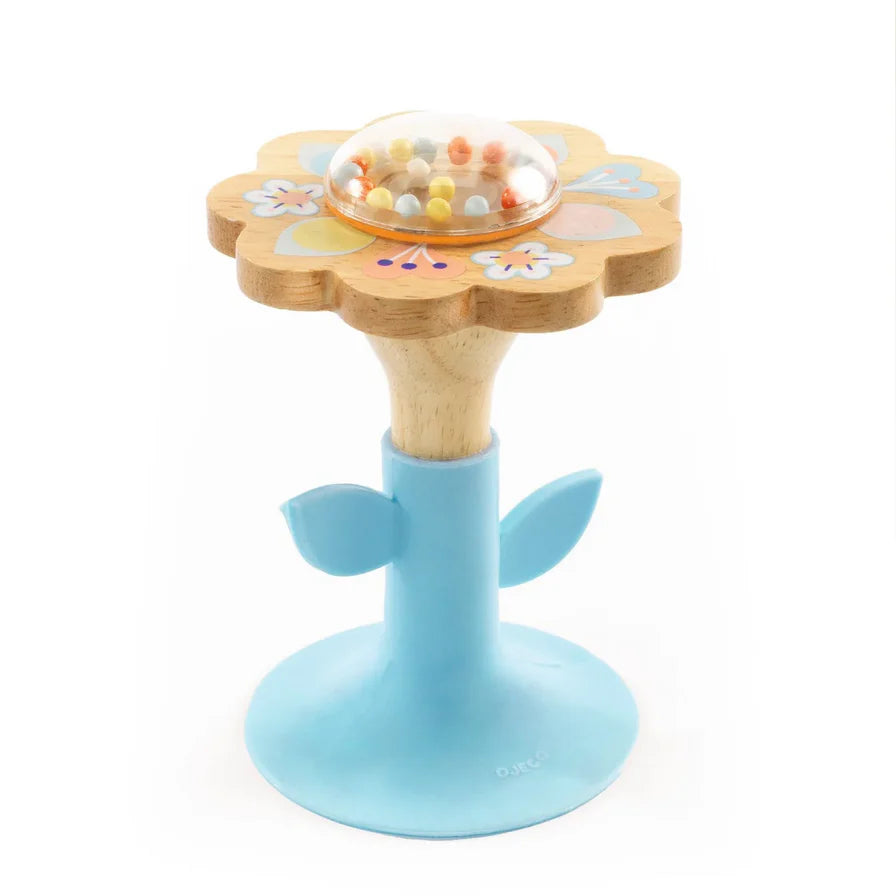 Djeco Baby White BabySwipi Rattle