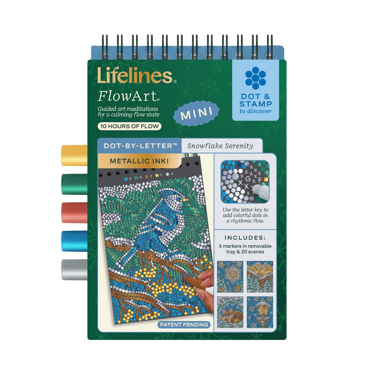 Lifelines Mini FlowArt Snowflake Serenity