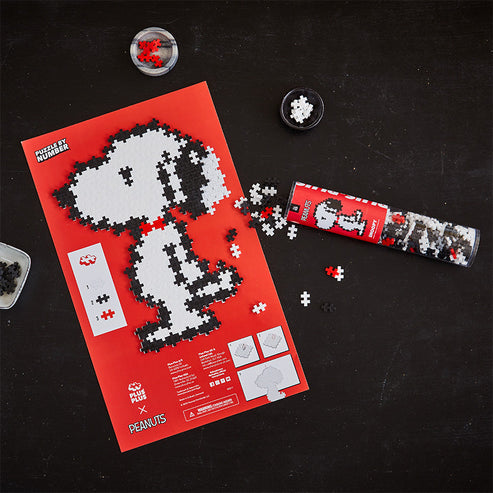 Plus-Plus Peanuts Puzzle By Number Tubes Snoopy