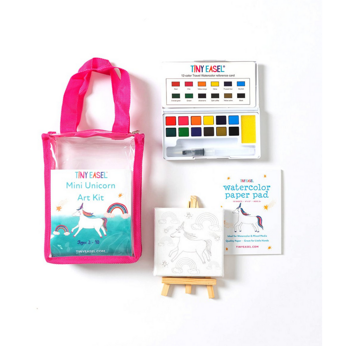 Tiny Easel Mini Unicorn Art Kit