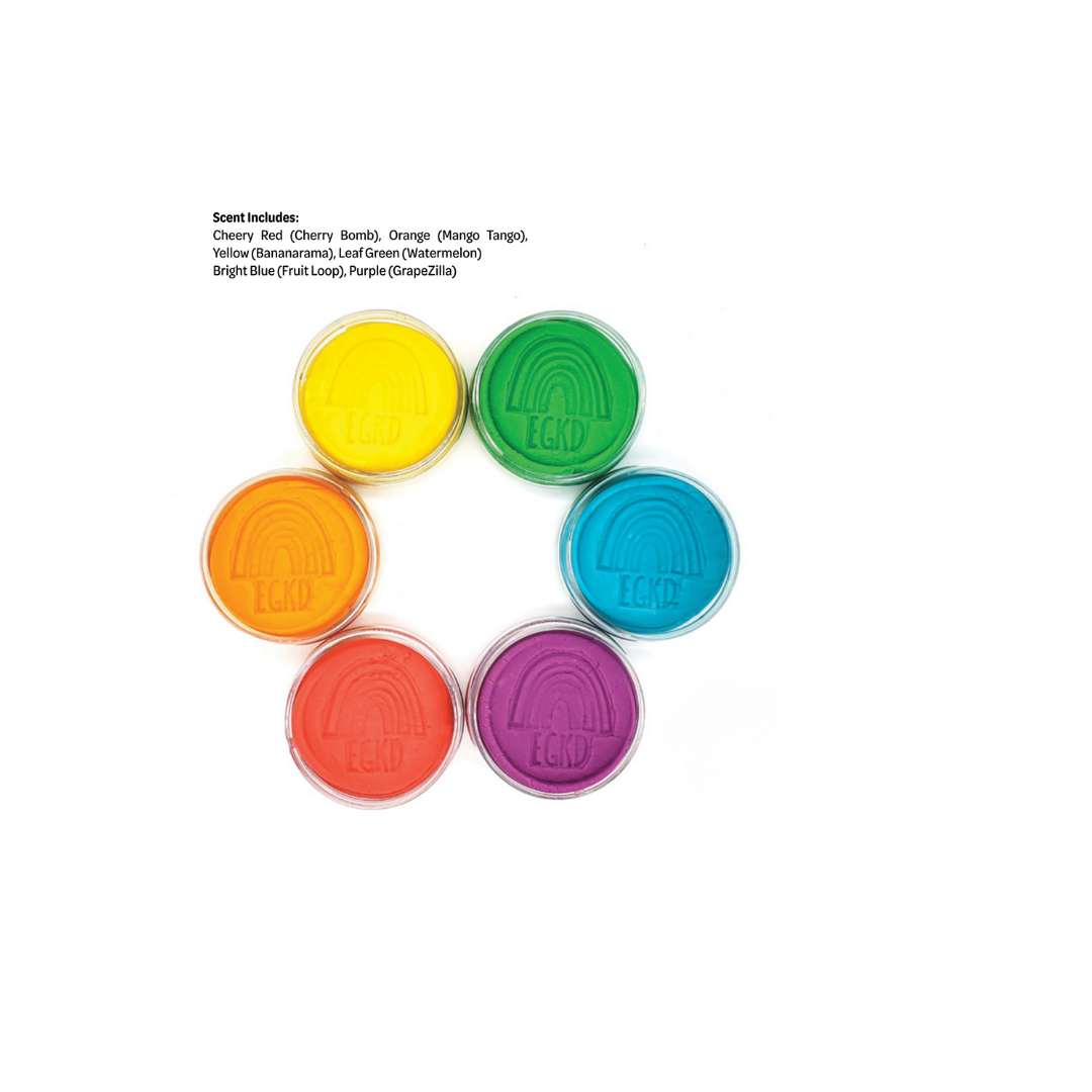 Gluten Free Rainbow Sensory KidDough Collection (Scented)